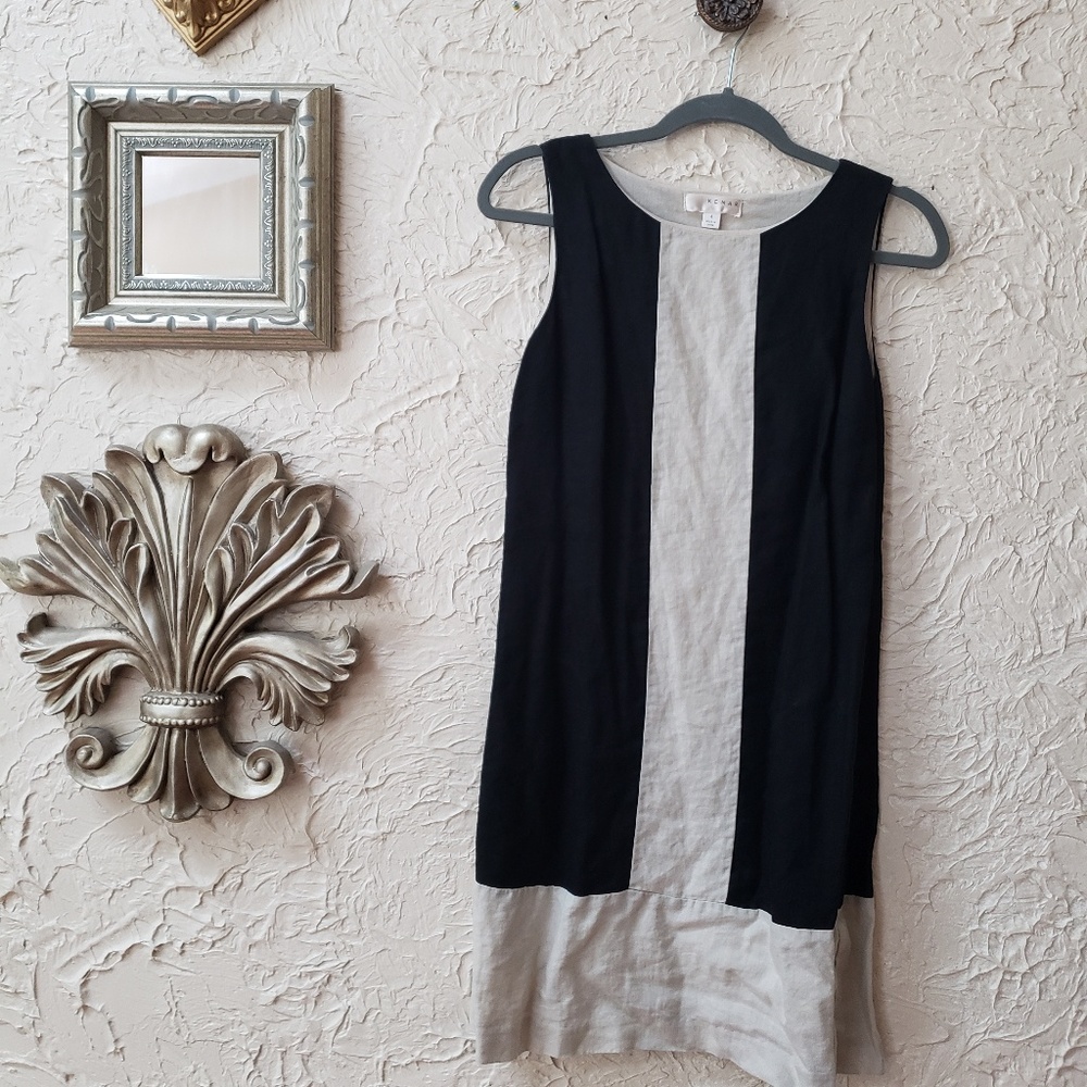 Kenar Linen Sleeveless Dress